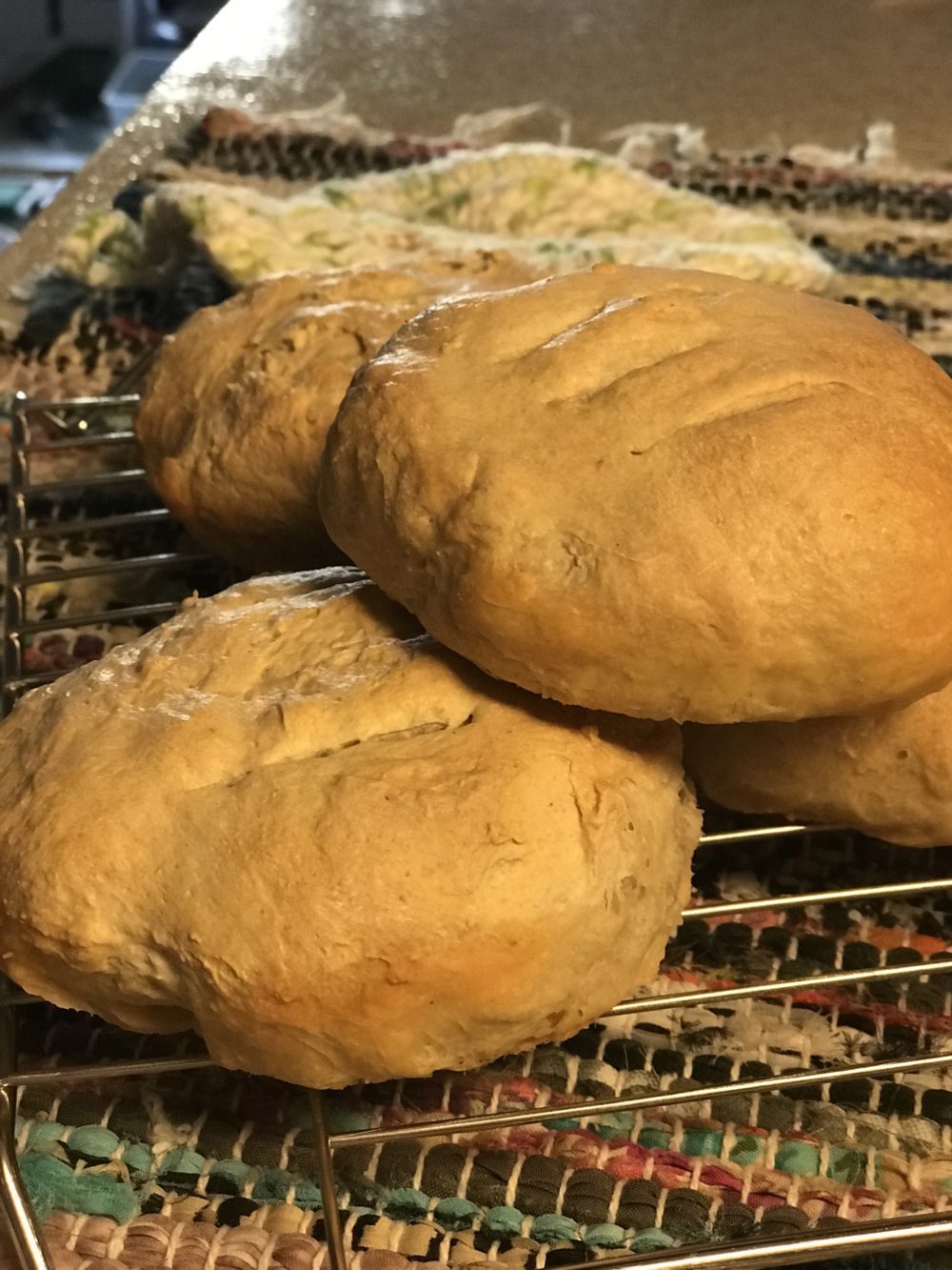 fresh sourdough bread